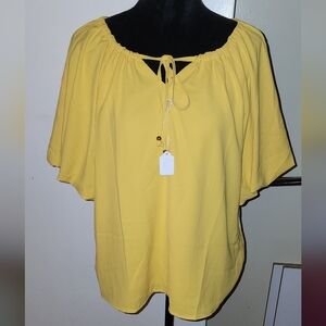 Yellow blouse